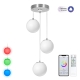 Citilux Адам Смарт CL228A031 RGB LED Умная каскадная люстра Матовый Хром
