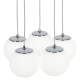 Citilux Адам Смарт CL228A051 RGB LED Умная каскадная люстра Матовый Хром