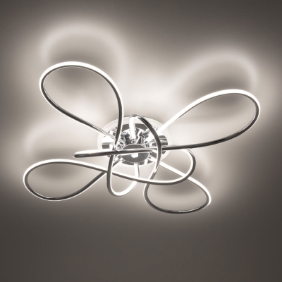 Citilux Джемини CL229B141E LED RGB Люстра с пультом Хром