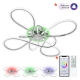 Citilux Джемини CL229B141E LED RGB Люстра с пультом Хром