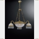Люстра L 6200/3+3 ★Reccagni Angelo, 6 x 60Вт☀, Бронза► — Купить▼