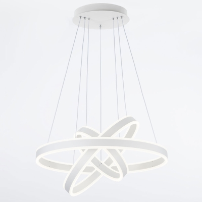 Citilux Дуэт CL719650 LED Люстра подвесная с пультом Белая