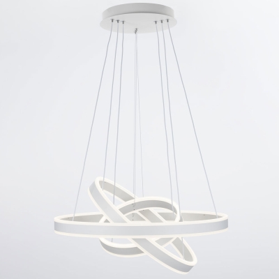 Citilux Дуэт CL719650 LED Люстра подвесная с пультом Белая