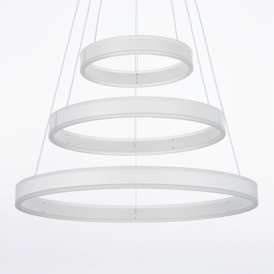 Citilux Дуэт CL719650 LED Люстра подвесная с пультом Белая
