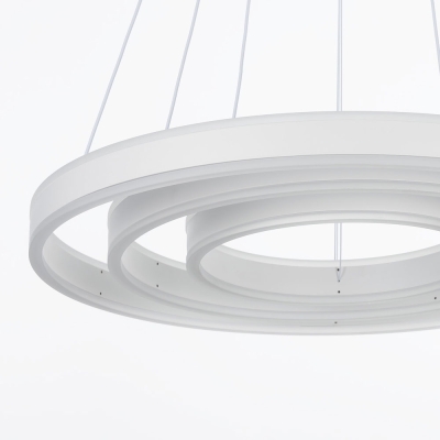 Citilux Дуэт CL719650 LED Люстра подвесная с пультом Белая