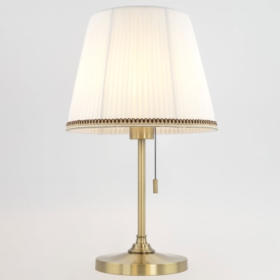 Citilux Линц CL402730 Настольная лампа бронза с белым абажуром