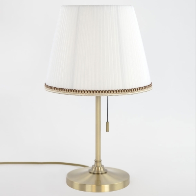 Citilux Линц CL402730 Настольная лампа бронза с белым абажуром