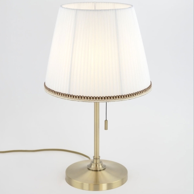 Citilux Линц CL402730 Настольная лампа бронза с белым абажуром