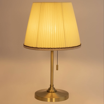 Citilux Линц CL402733 Настольная лампа бронза с кремовым абажуром
