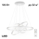 Citilux Дуэт CL719680 LED Люстра подвесная с пультом Белая Citilux Дуэт CL719680 LED Люстра подвесная с пультом Белая