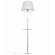 Citilux Линц CL402970T Торшер хром со столиком и белым абажуром