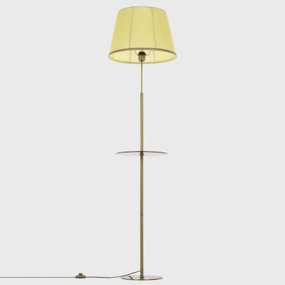 Citilux Линц CL402983T Торшер бронза со столиком и кремовым абажуром