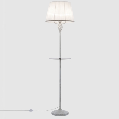 Citilux Вена CL402920T Торшер патина со столиком и белым абажуром