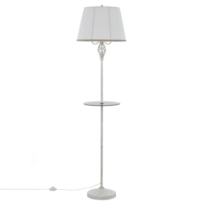 Citilux Вена CL402920T Торшер патина со столиком и белым абажуром