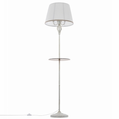 Citilux Вена CL402920T Торшер патина со столиком и белым абажуром