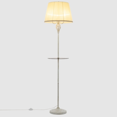Citilux Вена CL402923T Торшер патина со столиком и кремовым абажуром