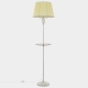 Citilux Вена CL402923T Торшер патина со столиком и кремовым абажуром