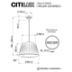 Citilux Вена CL402023 Подвесной светильник патина с кремовым абажуром