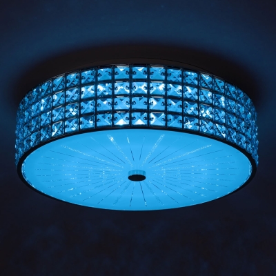 Citilux Портал CL32415G1 LED RGB Люстра хрустальная с пультом Хром