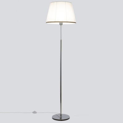 Citilux Линц CL402970 Торшер хром с белым абажуром