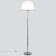 Citilux Линц CL402970 Торшер хром с белым абажуром