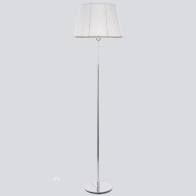 Citilux Линц CL402970 Торшер хром с белым абажуром