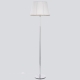 Citilux Линц CL402970 Торшер хром с белым абажуром