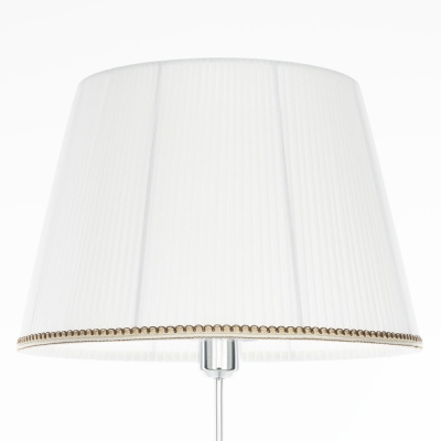 Citilux Линц CL402970 Торшер хром с белым абажуром