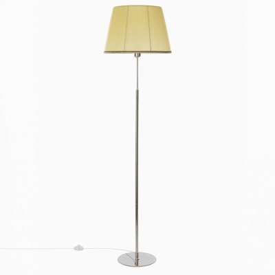Citilux Линц CL402973 Торшер хром с кремовым абажуром