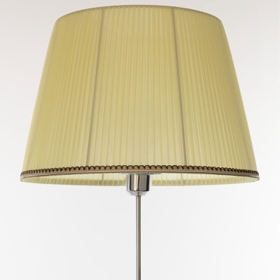 Citilux Линц CL402973 Торшер хром с кремовым абажуром