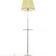 Citilux Линц CL402973T Торшер хром со столиком и кремовым абажуром