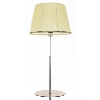 Citilux Линц CL402973T Торшер хром со столиком и кремовым абажуром