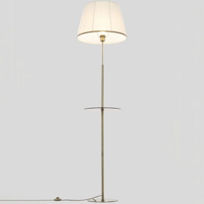 Citilux Линц CL402980T Торшер бронза со столиком и белым абажуром