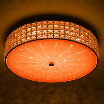 Citilux Портал CL32418G1 LED RGB Люстра хрустальная с пультом Хром