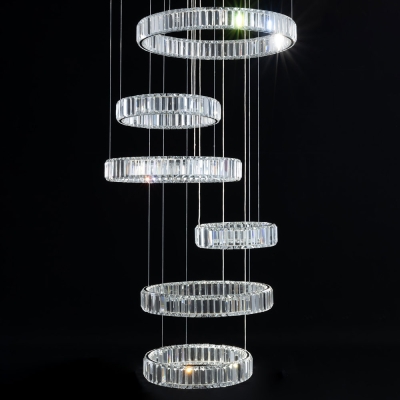Citilux Чезаре CL338661 LED Люстра хрустальная с пультом Хром