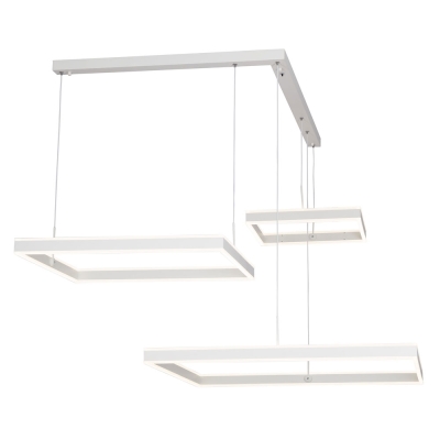 Citilux Дуэт CL719K310 LED Люстра подвесная с пультом Белая