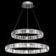Citilux Чезаре CL338281 LED Люстра хрустальная с пультом Хром