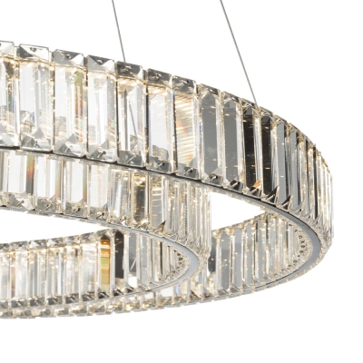 Citilux Чезаре CL338281 LED Люстра хрустальная с пультом Хром