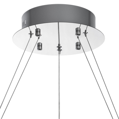 Citilux Чезаре CL338281 LED Люстра хрустальная с пультом Хром