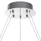 Citilux Чезаре CL338281 LED Люстра хрустальная с пультом Хром