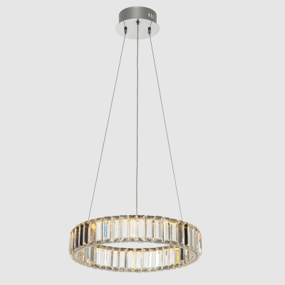 Citilux Чезаре CL338141 LED Люстра хрустальная с пультом Хром