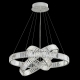 Citilux Чезаре CL338381 LED Люстра хрустальная с пультом Хром