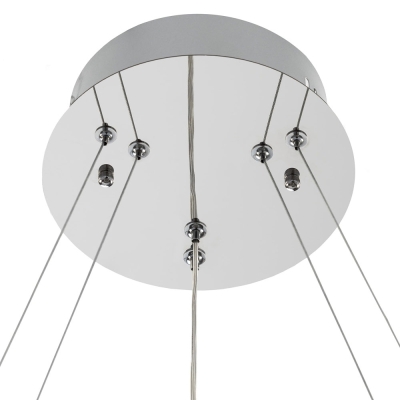 Citilux Чезаре CL338381 LED Люстра хрустальная с пультом Хром