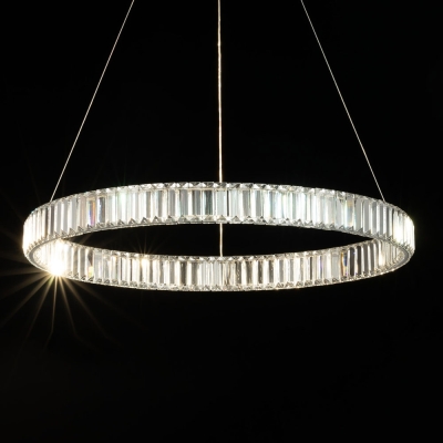 Citilux Чезаре CL338181 LED Люстра хрустальная с пультом Хром