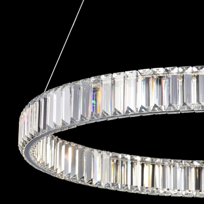 Citilux Чезаре CL338181 LED Люстра хрустальная с пультом Хром