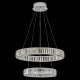 Citilux Чезаре CL338261 LED Люстра хрустальная с пультом Хром