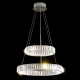 Citilux Чезаре CL338261 LED Люстра хрустальная с пультом Хром