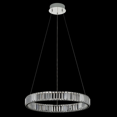 Citilux Чезаре CL338161 LED Люстра хрустальная с пультом Хром