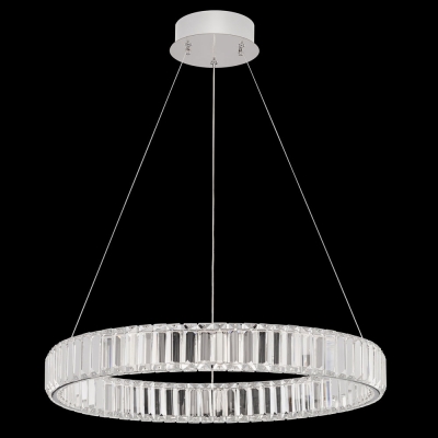 Citilux Чезаре CL338161 LED Люстра хрустальная с пультом Хром