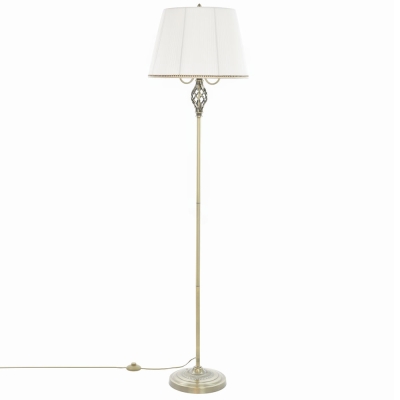 Citilux Вена CL402930 Торшер бронза с белым абажуром